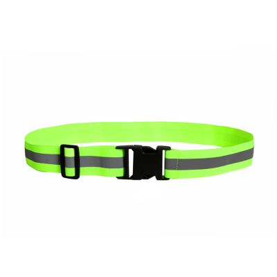 Reflective Belt 2 Pcs PT Belt Reflective Running Gear for Men and Women Elastic Reflective Sash Perfect for Running Cycling Walking Marathon Military Fluorescent Green 4cm