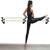 Athletic Bar Double Ballet Brackets (Pair) Fixed Height Wall Mount Ballet Barre 2 Brackets Included for 1.5" to 1.67" Diameter for Wooden Ballet Barre Dowels (Black) view 4