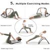 Ab Crunch Machine, Ab Roller for Home, Portable Ab Cruncher Sit Up Exercise Equipment for Core Strength, Sturdy Ab Workout Equipment, Black view 4