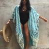 Kimono Cover Up Swimwear for Women Trendy 2023 Summer Batwing Sleeve Open Front Swimsuit Cardigan Coverups Maxi Bohemian Tie Dye Bathing Suit view 4