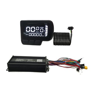 HALLOMOTOR ebike 36V 48V 52V 1000W-1500W 35A 3-Mode Sine Wave Brushless Controller with UKC1 SW900 EN06 LCD Display Electric Bicycle (35A Controller and EB06 Display)