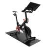 Cycleclub Small Bike Mat - Upgrade to 6mm Thickness Exercise Bike Trainer Mat Stationary Indoor Spin Bike, Gym EquipmentCarpet Hardwood Floor,23.6"*51.2" view 1