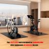 Cycleclub Small Bike Mat - Upgrade to 6mm Thickness Exercise Bike Trainer Mat Stationary Indoor Spin Bike, Gym EquipmentCarpet Hardwood Floor,23.6"*51.2" view 3