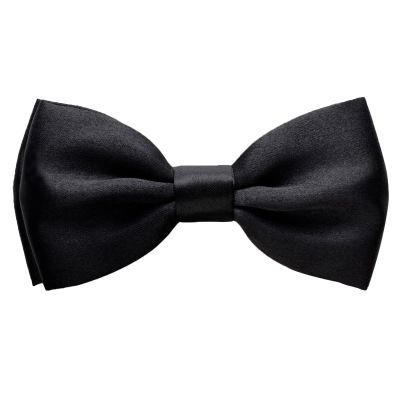 Mantieqingway Bow Ties for Men, Pre Tied Mens Adjustable Length Bowtie for Party Wedding Prom for Adults & Children Gift (Black)