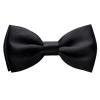 Mantieqingway Bow Ties for Men, Pre Tied Mens Adjustable Length Bowtie for Party Wedding Prom for Adults & Children Gift (Black) view 1