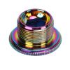 Niiyen 3pcs Bicycle Crank Bolts Arm M19 Crank Cover Colored Crankcover Nuts Aluminum Alloy Bike Chainwheel Screw for Mountain Bike(Colorful) view 4