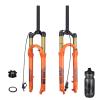 BOLANY 26/27.5/29inch Bike Suspension Fork 120mm Travel 28.6mm (1-1/8inch)*220mm Thread-Less Straight Steerer 9mm QR*100mm Spacing Disc Brake Version MTB Air Forks view 4