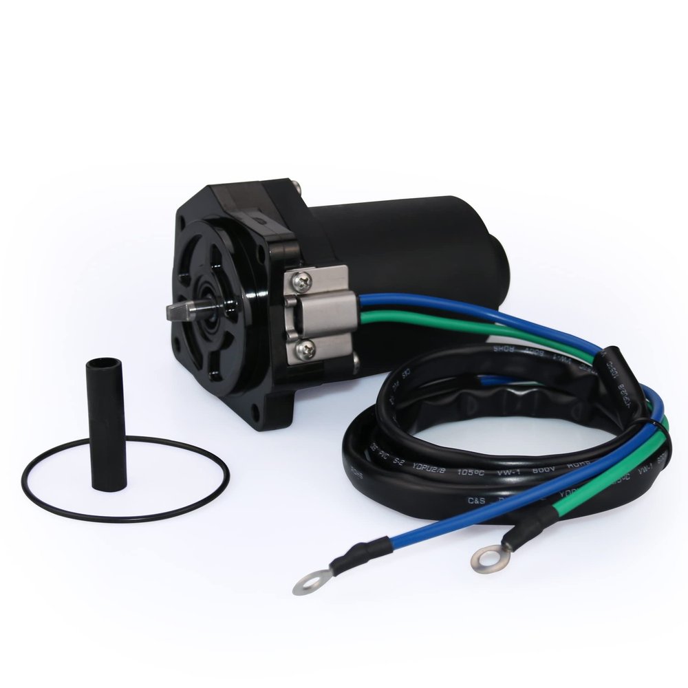 CAPTAIN Power Tilt Trim Motor, Replace for 2005-2013 Yamaha F75 F80 F90 F100 Outboard Motor, 6D8-43880-00-00, 6D8-43880-01-00, 6D8-43880-09-00