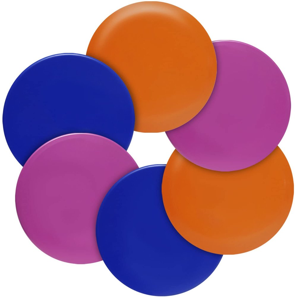 GOOSO Disc Golf Set - Driver, Mid-Range and Putter Discs for Outdoor and Backyard, Comfortable Plastic, 6 Discs Only