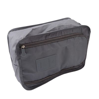 ShanLily Shoe Bags for Travel Women Men Portable Shoe Storage Pouch Shoe Packing Cubes with Trolley Handle Strap for Closet Gym Outdoor Travel Accessories Grey
