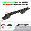 ohhunt Dovetail to Picatinny R-ail Adapter 11mm Dovetail Rail Low Profile view 3