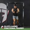 Titan Fitness Plate-Loaded Functional Trainer, Cable Crossover Machine with 660 LB Capacity, Smooth Fiberglass-Reinforced Cables, Multi-Grip Pull-Up Bar, LAT Bar, Low Row, Dual Stirrups view 3