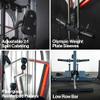 Titan Fitness Plate-Loaded Functional Trainer, Cable Crossover Machine with 660 LB Capacity, Smooth Fiberglass-Reinforced Cables, Multi-Grip Pull-Up Bar, LAT Bar, Low Row, Dual Stirrups view 4