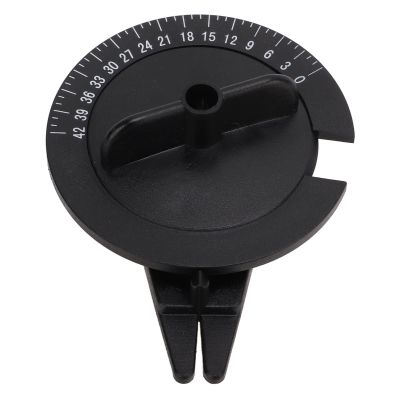Badminton Racket Pressure Measuring Device, Hard Plastic Badminton Racket Tension Calibrator, Black