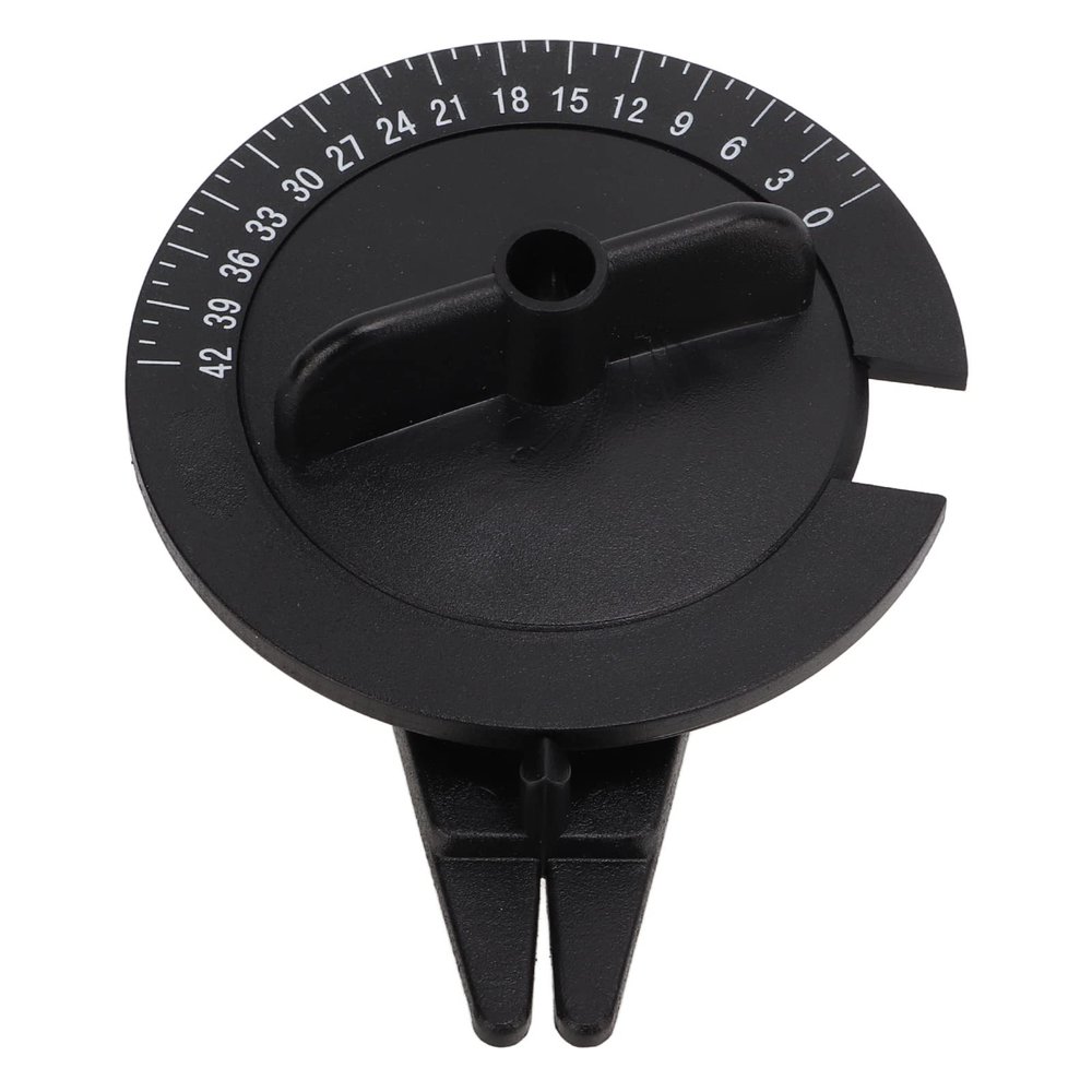 Badminton Racket Pressure Measuring Device, Hard Plastic Badminton Racket Tension Calibrator, Black