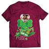 lepni.me Personalized St Patricks Day T-Shirt Custom Saint Paddys Gift Shamrock Photo Patty Present for Irish Friends Family (L Burgundy Multi Color) view 1