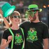 lepni.me Personalized St Patricks Day T-Shirt Custom Saint Paddys Gift Shamrock Photo Patty Present for Irish Friends Family (L Burgundy Multi Color) view 3