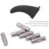 Dilwe Surfboard Fin Screws, 6pcs Universal Anti Fin Plug Screw for Longboard (Stainless Steel view 4
