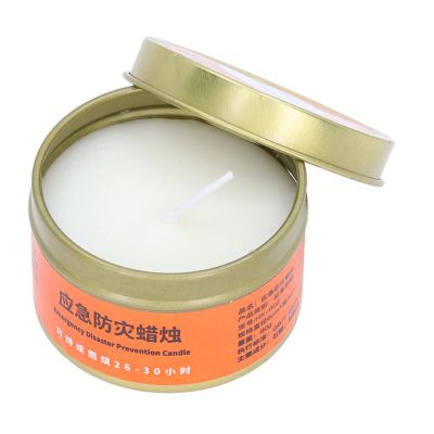 30 Hour Emergency Candle, Long Lasting Survival Candle Camping Candle Scented Candle, Candle Tin Large Beeswax Wax Candle for Hiking, Emergency Survival