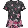 2025 Summer New Cartoon Printed Nursing Scrubs Shirts for Women Frenchie Plus Size Womens Scrub 4x-5x Stretch Cute Prints Scrub Tops with Designs view 1