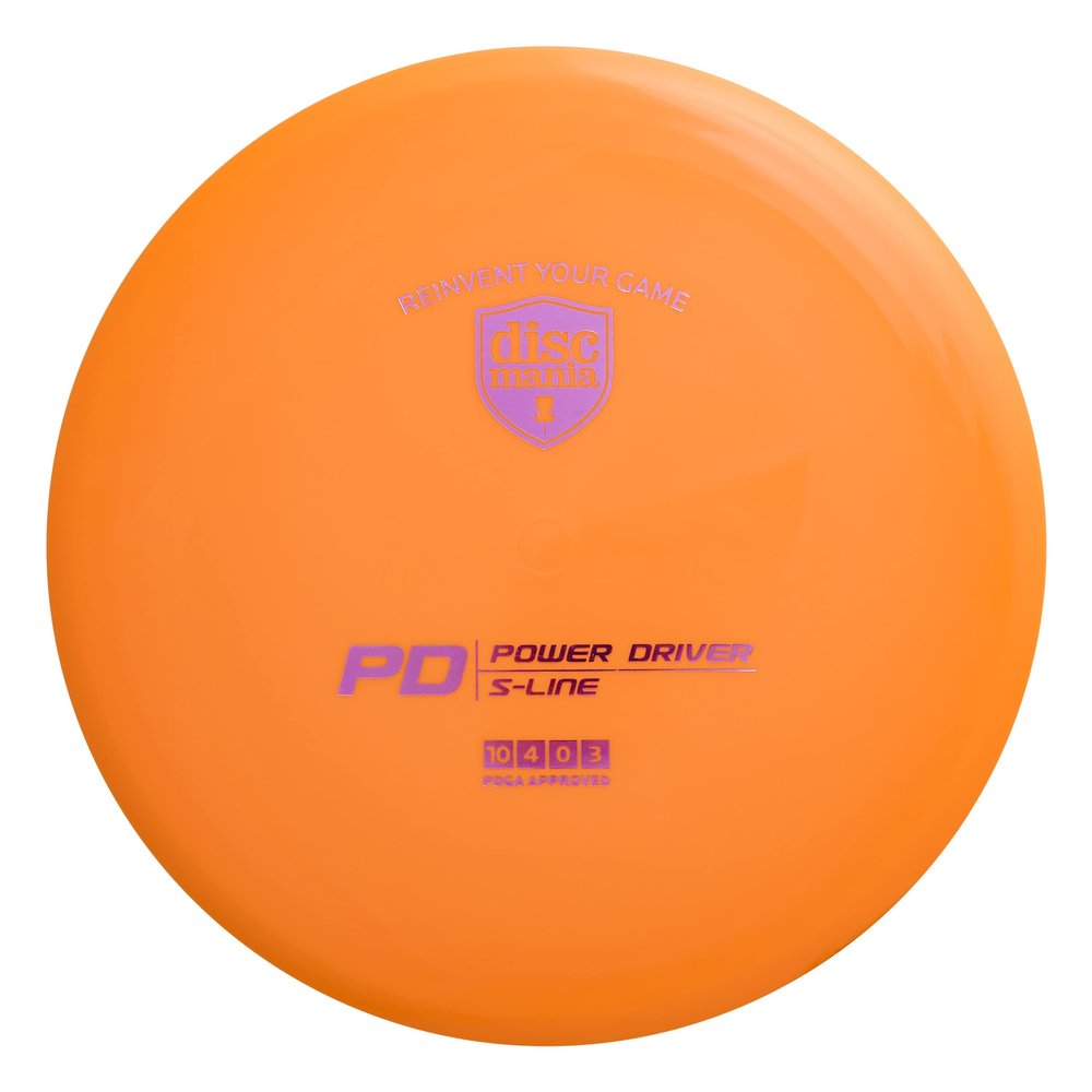 Discmania S-Line PD Disc Golf Driver Overstable Frisbee Golf Driver, Disc Golf Power Driver - Colors Will Vary (173-176g)