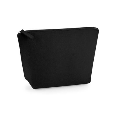 BagBase Felt Accessory Bag (12.5cm x 6cm x 16cm) (Black)