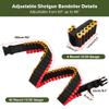 Punctsal 12/20 Gauge 60 Rounds Shotgun Bandolier Strap, Adjustable Shotshell Shoulder Carrier Holder Belt for Hunting (60 + 8 Round) view 2