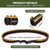Punctsal 12/20 Gauge 60 Rounds Shotgun Bandolier Strap, Adjustable Shotshell Shoulder Carrier Holder Belt for Hunting (60 + 8 Round) view 4
