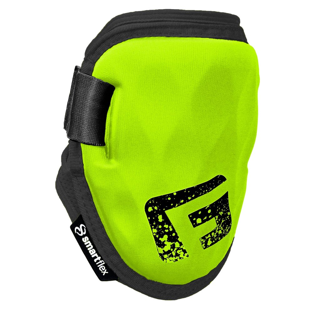 G-Form Shockwave Fastpitch Elbow Guard - Softball Elbow Pad - Washable Protective Guard for Women & Girls - Flexible & Breathable Elbow Sleeve Guard - Neon Green, Adult S/M