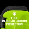 G-Form Shockwave Fastpitch Elbow Guard - Softball Elbow Pad - Washable Protective Guard for Women & Girls - Flexible & Breathable Elbow Sleeve Guard - Neon Green, Adult S/M view 2