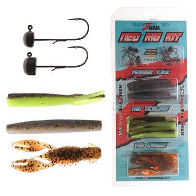 Z-Man KIT-NED-HOT Ned Rig Kit - Hot Colors