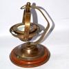 SAIFI Handicraft Antique Brass Nautical Gimbal Compass Vintage Ship's Binnacle gimballed Compass Gift view 2