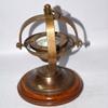 SAIFI Handicraft Antique Brass Nautical Gimbal Compass Vintage Ship's Binnacle gimballed Compass Gift view 3