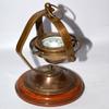SAIFI Handicraft Antique Brass Nautical Gimbal Compass Vintage Ship's Binnacle gimballed Compass Gift view 4