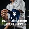 G-Form Shockwave Fastpitch Elbow Guard - Softball Elbow Pad - Washable Protective Guard for Women & Girls - Flexible & Breathable Elbow Sleeve Guard - Navy, Adult S/M view 2