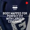 G-Form Shockwave Fastpitch Elbow Guard - Softball Elbow Pad - Washable Protective Guard for Women & Girls - Flexible & Breathable Elbow Sleeve Guard - Navy, Adult S/M view 4