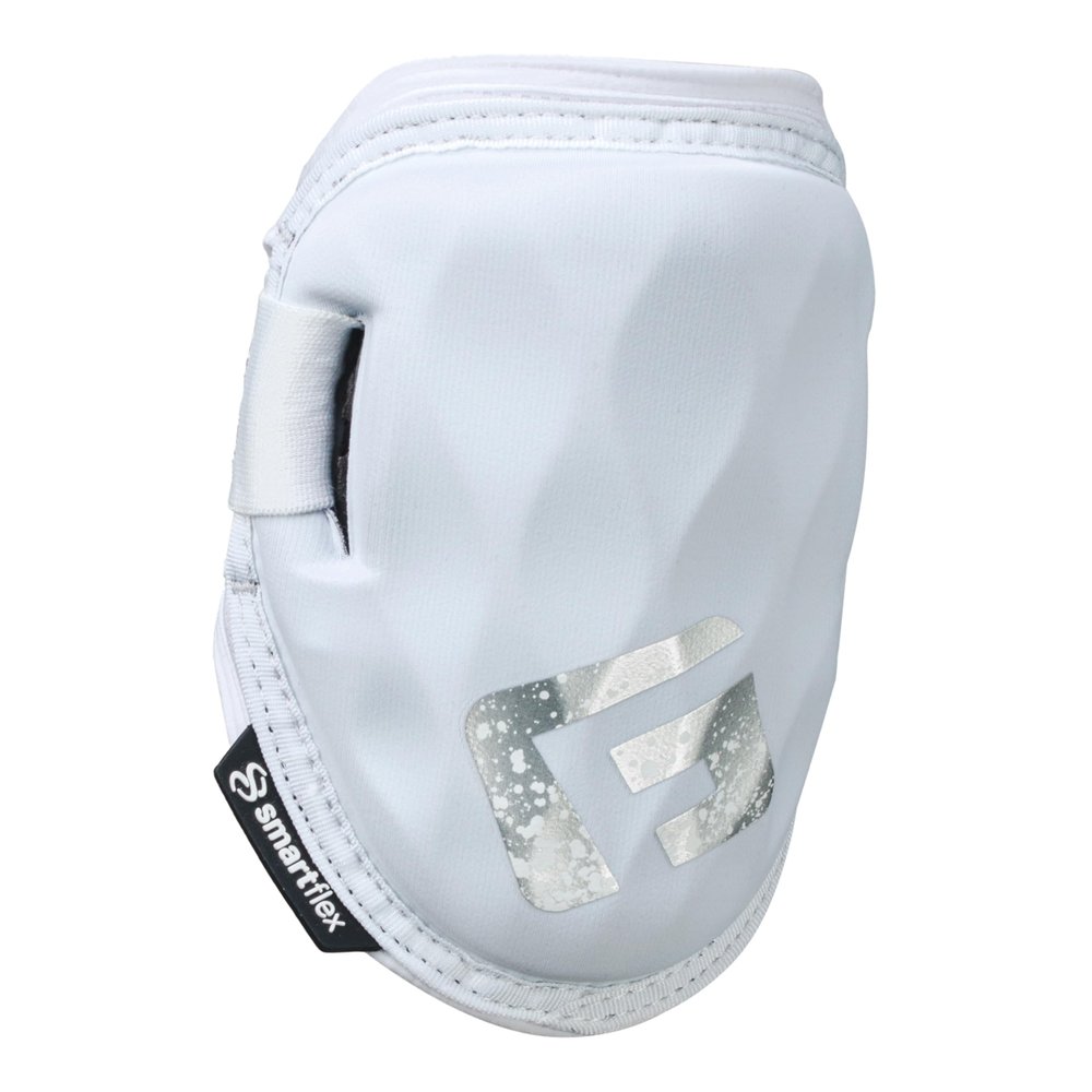 G-Form Shockwave Fastpitch Elbow Guard - Softball Elbow Pad - Washable Protective Guard for Women & Girls - Flexible & Breathable Elbow Sleeve Guard - White, Adult L/XL