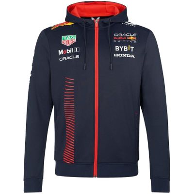 Castore Red Bull Racing F1 Men's 2023 Team Full Zip Hooded Sweatshirt