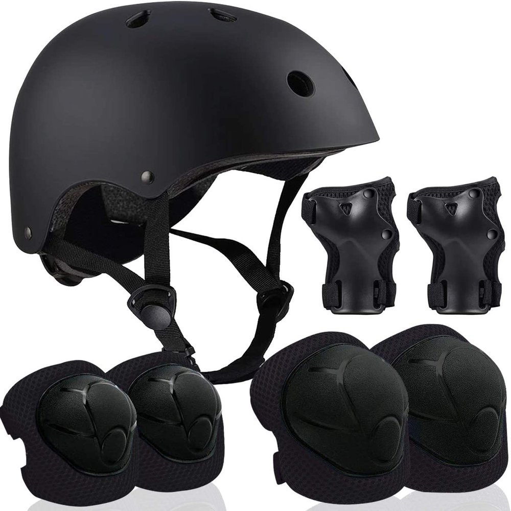 Adjustable Helmet for Youth Kids Toddler Boys Girls,Protective Gear with Elbow Knee Wrist Pads for Multi-Sports Skateboarding Bike Riding Hiking Scooter Inline skatings