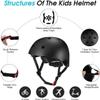 Adjustable Helmet for Youth Kids Toddler Boys Girls,Protective Gear with Elbow Knee Wrist Pads for Multi-Sports Skateboarding Bike Riding Hiking Scooter Inline skatings view 4