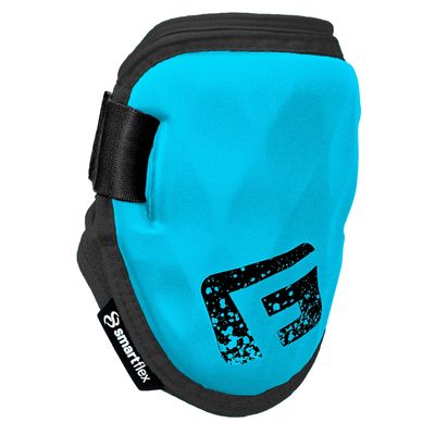 G-Form Shockwave Fastpitch Elbow Guard - Softball Elbow Pad - Washable Protective Guard for Women & Girls - Flexible & Breathable Elbow Sleeve Guard - Neon Blue, Adult L/XL