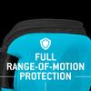 G-Form Shockwave Fastpitch Elbow Guard - Softball Elbow Pad - Washable Protective Guard for Women & Girls - Flexible & Breathable Elbow Sleeve Guard - Neon Blue, Adult L/XL view 2