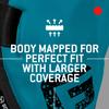 G-Form Shockwave Fastpitch Elbow Guard - Softball Elbow Pad - Washable Protective Guard for Women & Girls - Flexible & Breathable Elbow Sleeve Guard - Neon Blue, Adult L/XL view 4