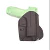 Aggressive Concealment OWB Kydex Paddle Holster fits PSA Dagger Compact (Black w/Optic Cut, Right) view 1