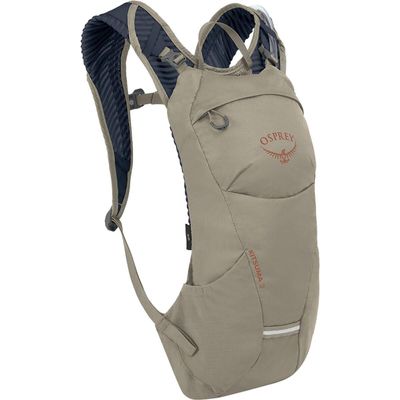 Osprey Kitsuma 3L Women's Biking Backpack with Hydraulics Reservoir, Sawdust Tan