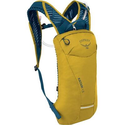 Osprey Katari 1.5L Men's Biking Backpack with Hydraulics Reservoir, Primavera Yellow