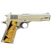 Grips for Colt 1911 Colt Horse Model with 24K Gold Plated and Black Resin Includes Screws view 3