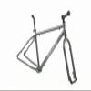 Gravity Fat Bike Frame Fork for 26 Inch Wheels with Headset Stem Seatpost and Seatpost clamp. (Super Dark Gray, 20" fits Most 6'1" to 6'3") view 1
