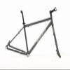 Gravity Fat Bike Frame Fork for 26 Inch Wheels with Headset Stem Seatpost and Seatpost clamp. (Super Dark Gray, 20" fits Most 6'1" to 6'3") view 2