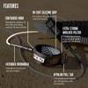 FCS 6' All Round Essential Leash Mango | Lightweight & Durable 9ft Surf Leash for 2-8ft Waves, in-Cuff Silicone Grip, Comfortable and Supportive Ankle Strap, Easy-Release Tab view 2